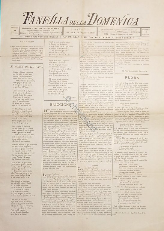 Rivista di politica e letterario - Fanfulla della Domenica N. …