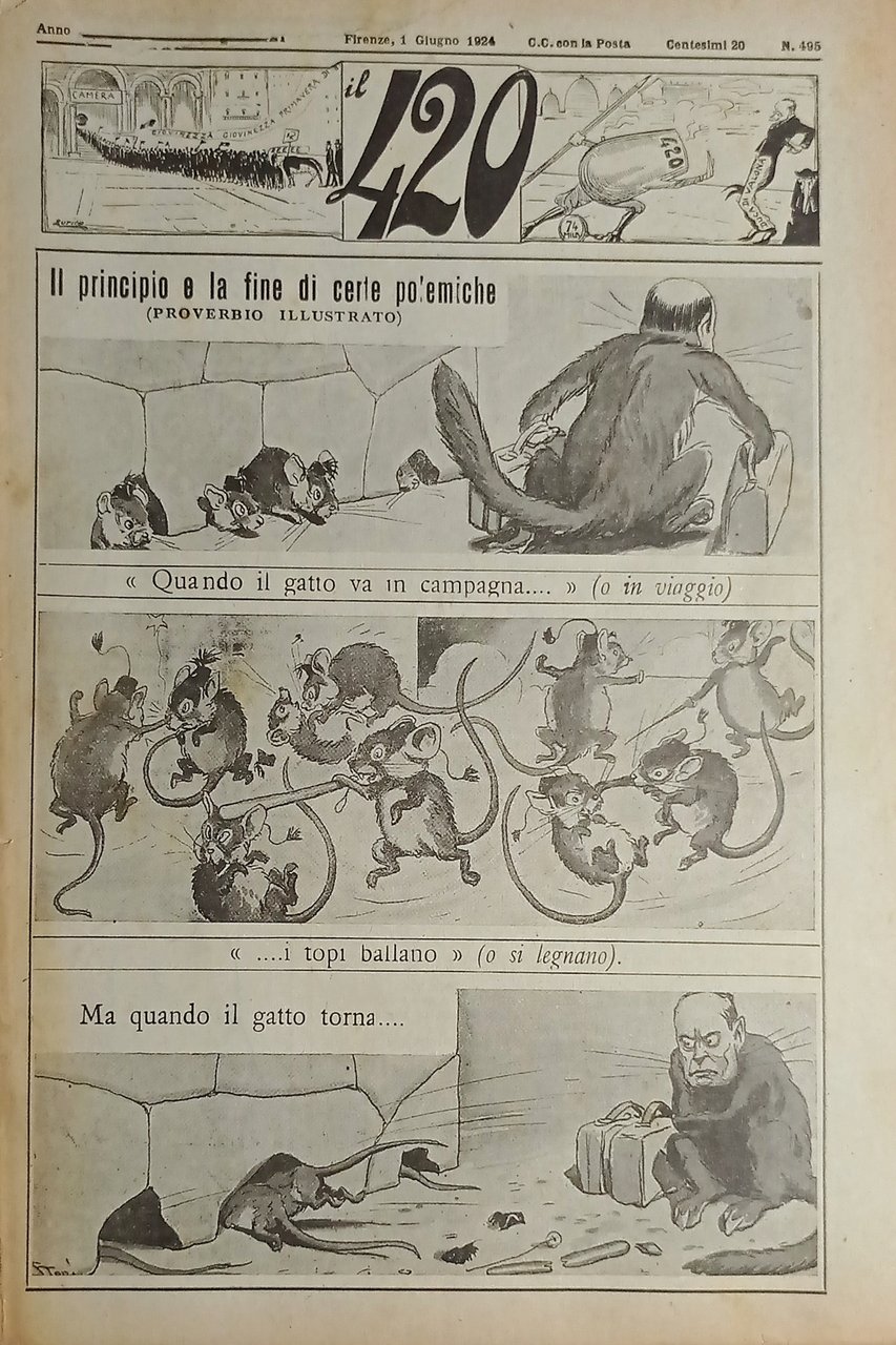 Rivista di Satirica Umoristica - IL 420 - Anno X …