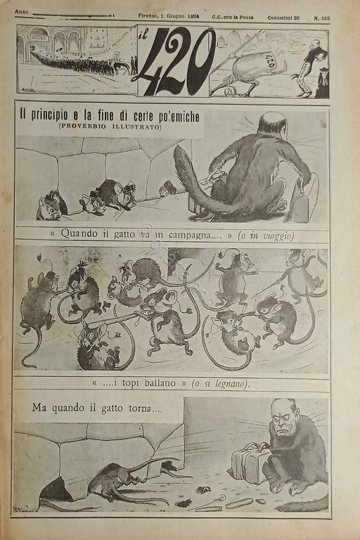 Rivista di Satirica Umoristica - IL 420 - Anno X …