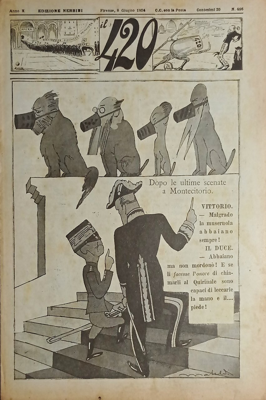 Rivista di Satirica Umoristica - IL 420 - Anno X …