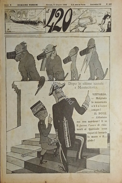 Rivista di Satirica Umoristica - IL 420 - Anno X …