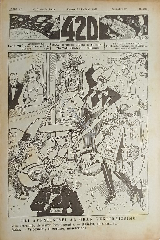 Rivista di Satirica Umoristica - IL 420 - Anno XI …
