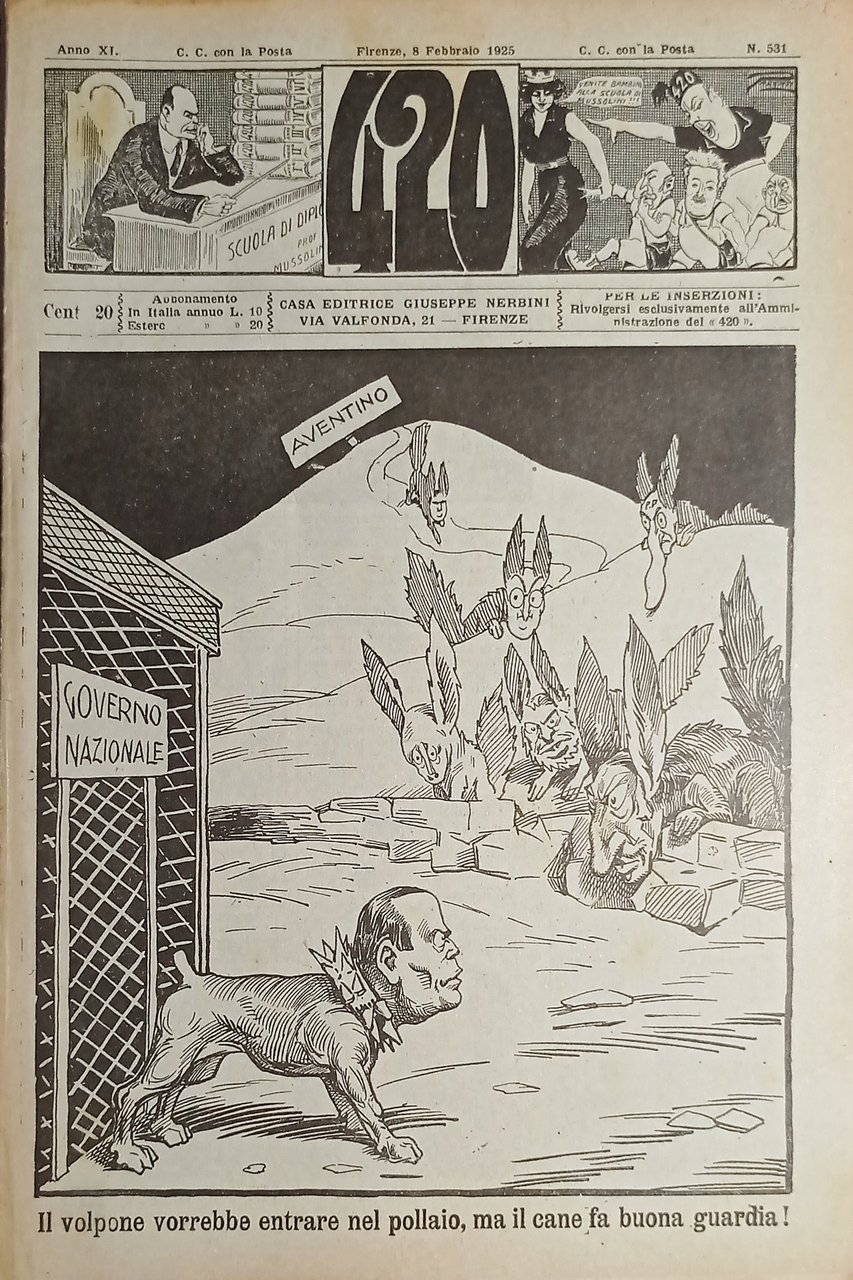 Rivista di Satirica Umoristica - IL 420 - Anno XI …