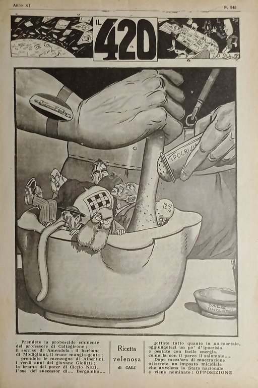 Rivista di Satirica Umoristica - IL 420 - Anno XI …