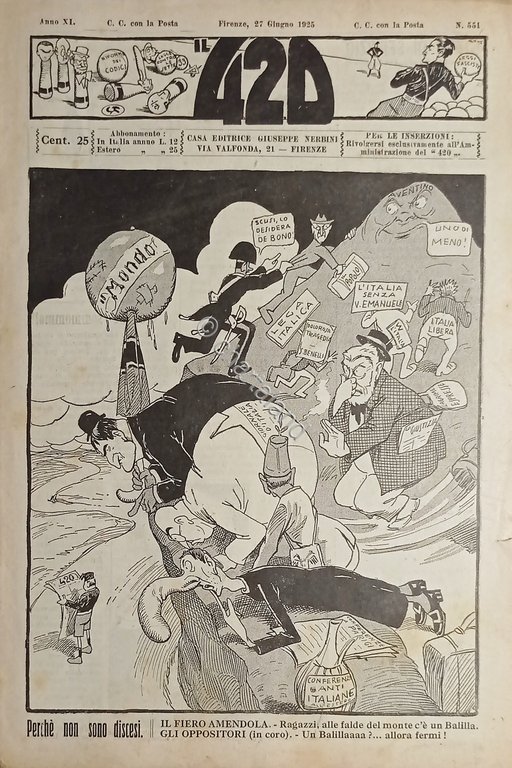 Rivista di Satirica Umoristica - IL 420 - Anno XI …