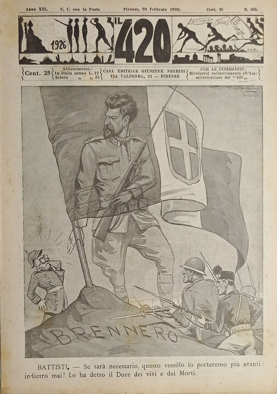 Rivista di Satirica Umoristica - IL 420 - Anno XII …