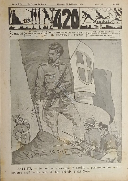 Rivista di Satirica Umoristica - IL 420 - Anno XII …