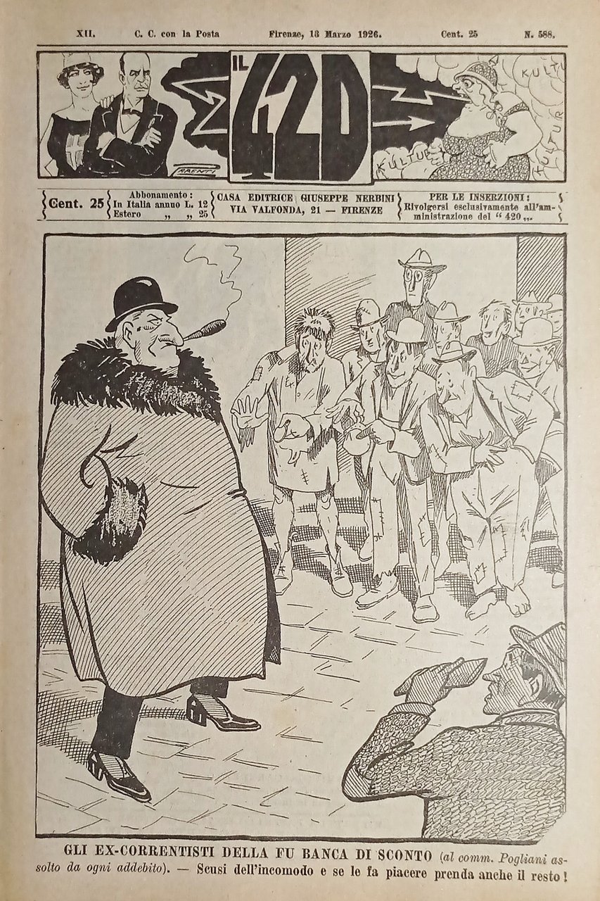 Rivista di Satirica Umoristica - IL 420 - Anno XII …