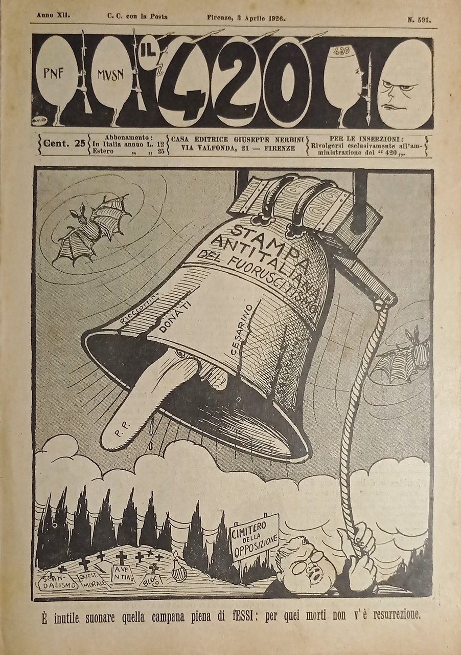 Rivista di Satirica Umoristica - IL 420 - Anno XII …