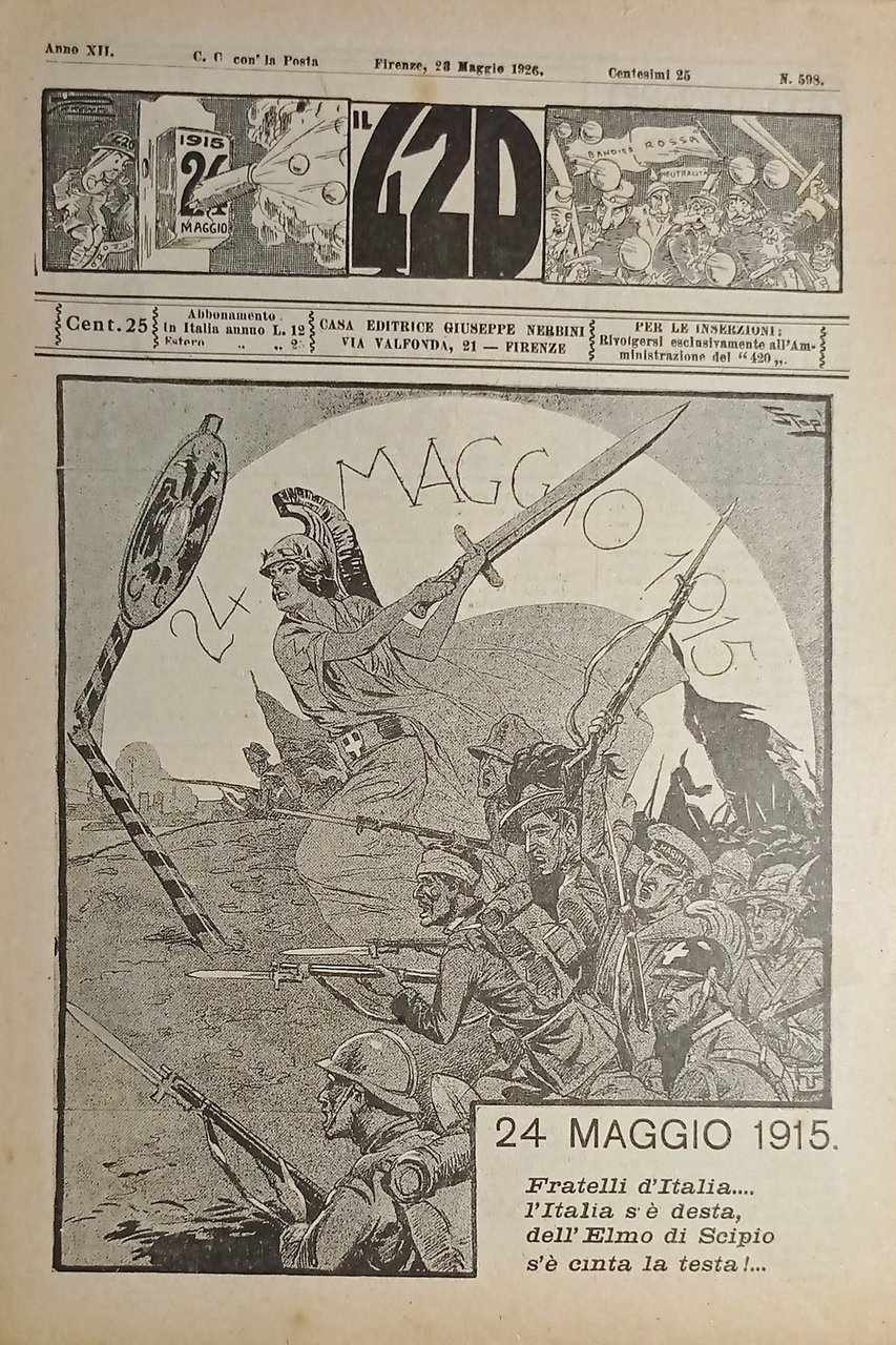 Rivista di Satirica Umoristica - IL 420 - Anno XII …