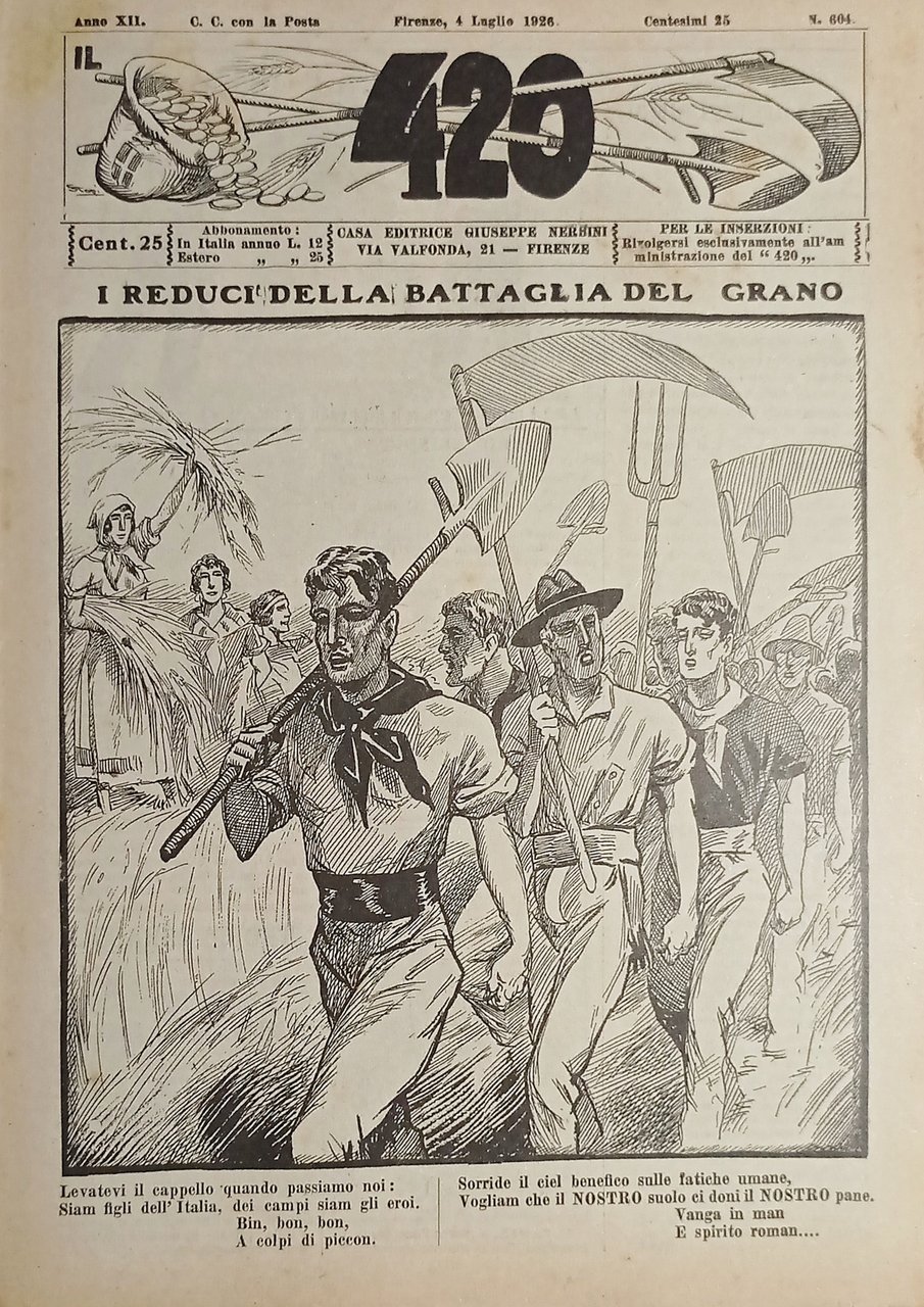 Rivista di Satirica Umoristica - IL 420 - Anno XII …