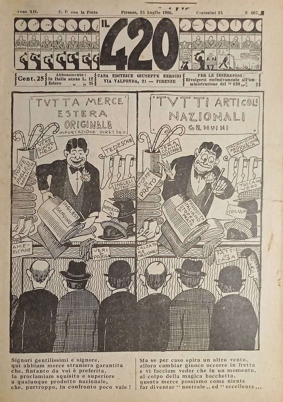 Rivista di Satirica Umoristica - IL 420 - Anno XII …