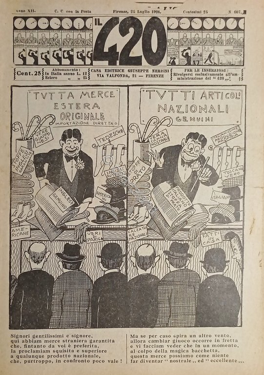 Rivista di Satirica Umoristica - IL 420 - Anno XII …