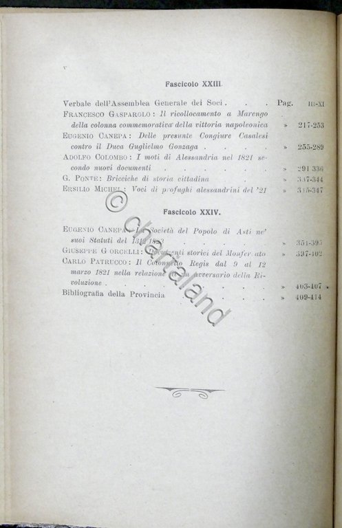 Rivista di Storia Arte Archeologia prov. di Alessandria Anno XXXI …