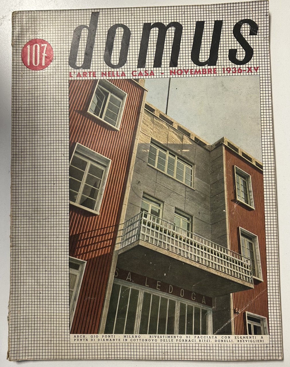 Rivista Domus - L'arte nella casa - N. 107 - …