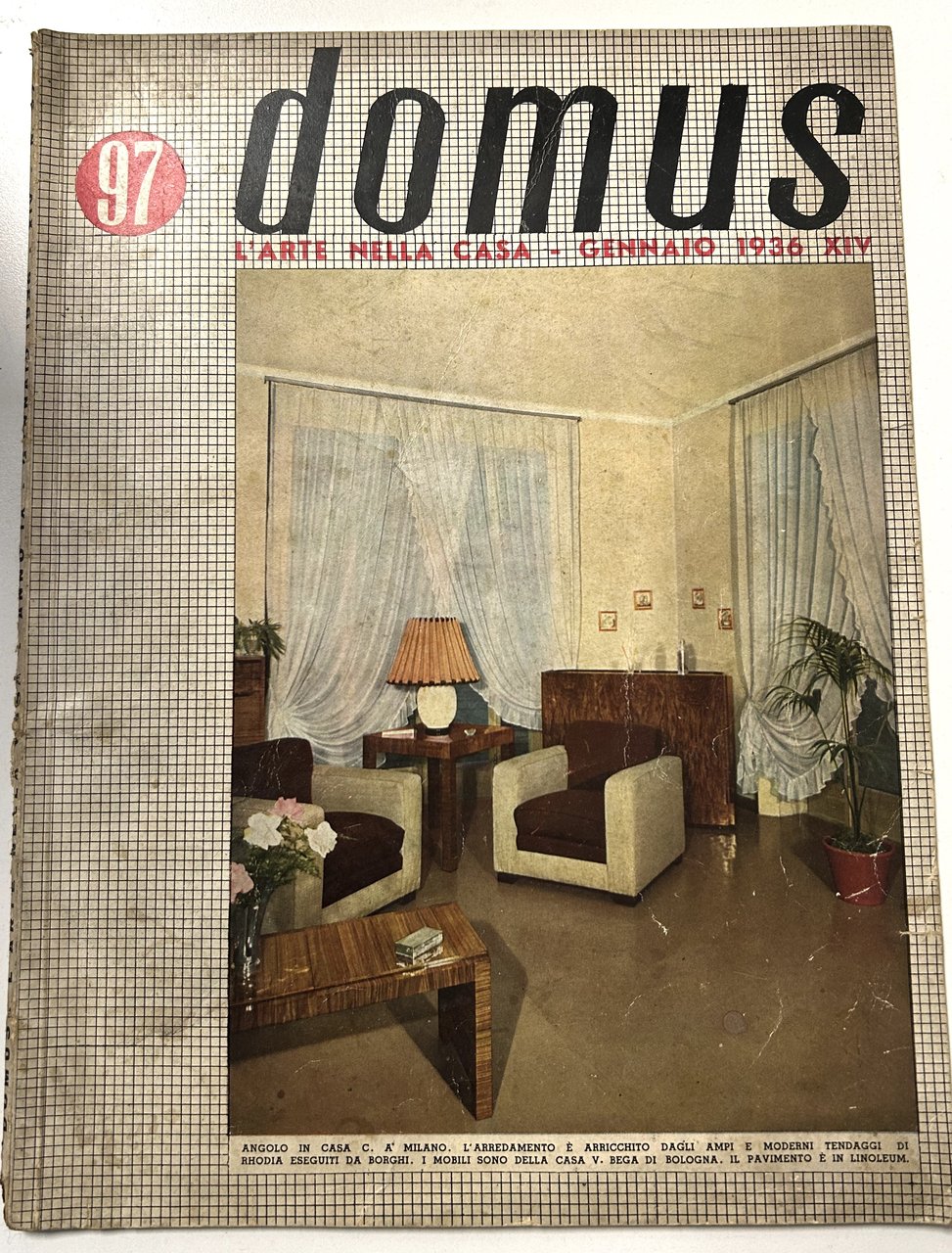 Rivista Domus - L'arte nella casa - N. 97 - …