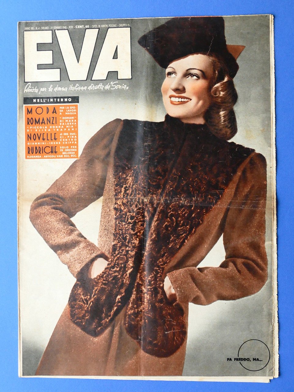 Rivista Moda Donna Italiana - Eva - Anno VIII - …