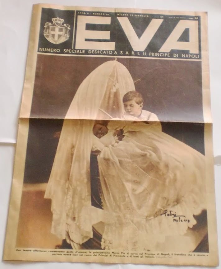 Rivista Eva - Numero speciale dedicato a Principe Napoli Savoia …