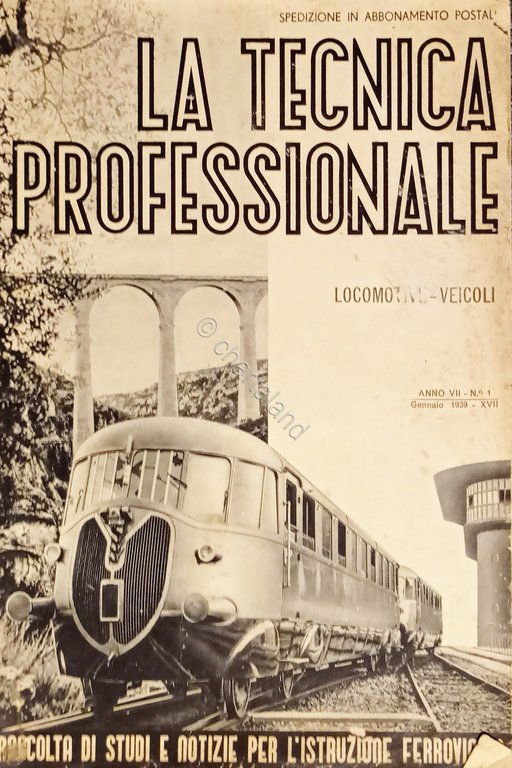 Rivista Ferroviaria - La Tecnica Professionale N. 1 - 1939 … | Immagine Gallery 2