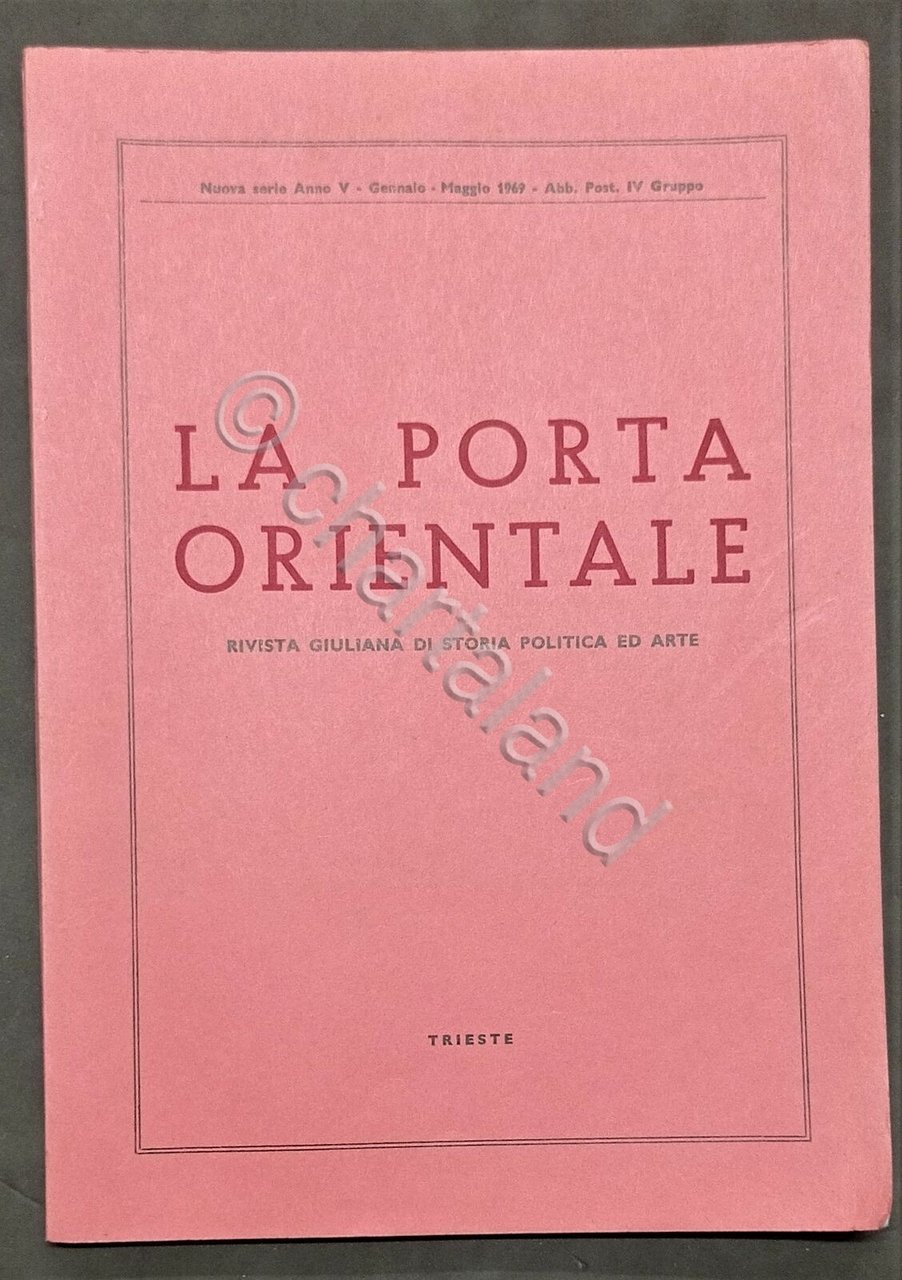Rivista Giuliana di Storia Politica ed Arte - La Porta …