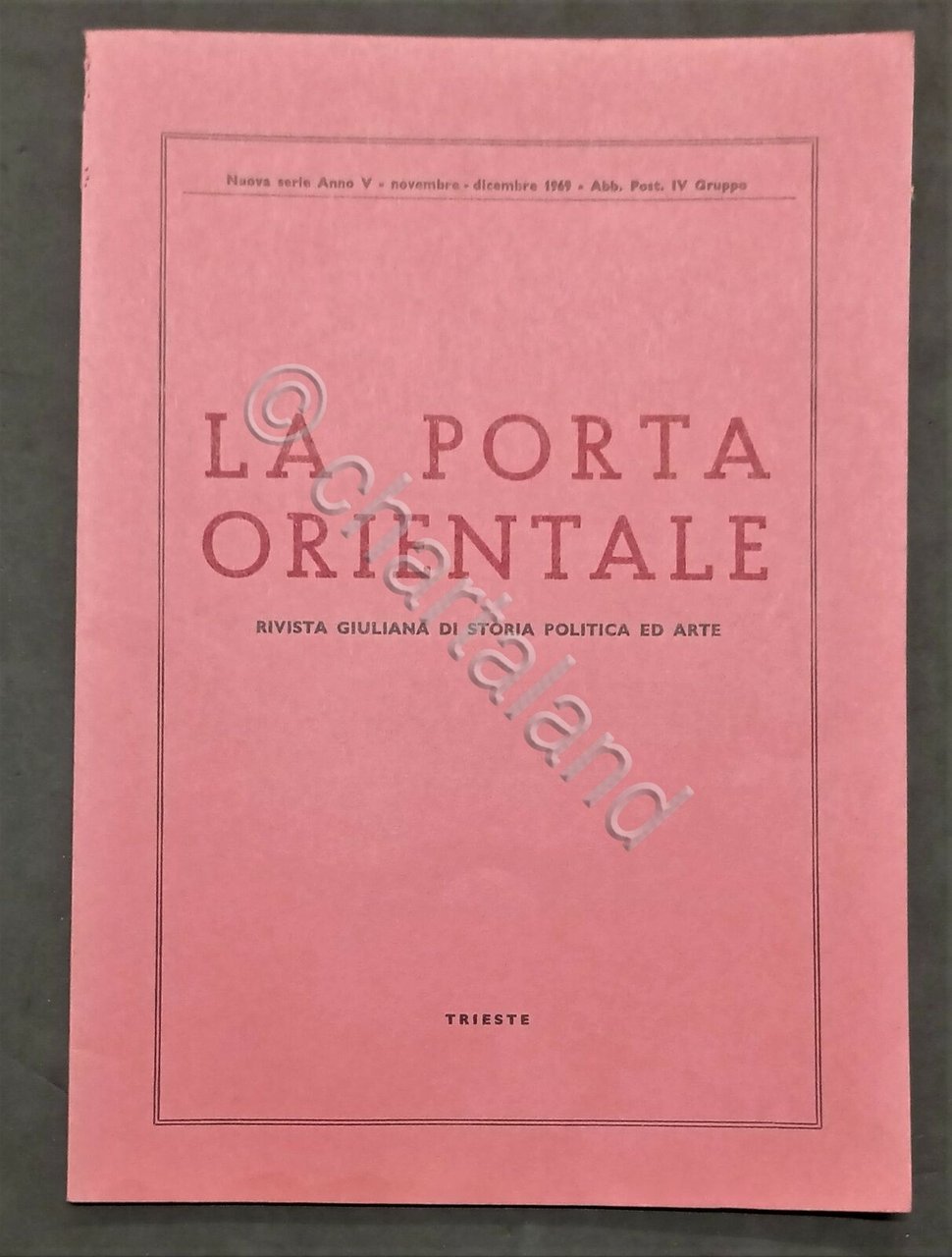 Rivista Giuliana di Storia Politica ed Arte - La Porta …