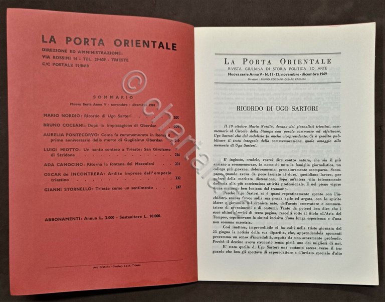 Rivista Giuliana di Storia Politica ed Arte - La Porta …