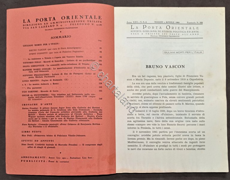 Rivista Giuliana di Storia Politica ed Arte - La Porta …