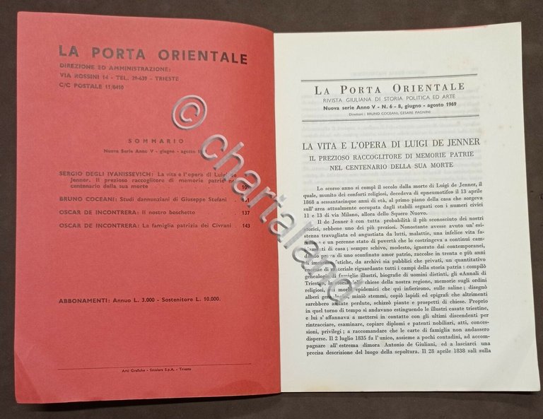 Rivista Giuliana di Storia Politica ed Arte - La Porta …