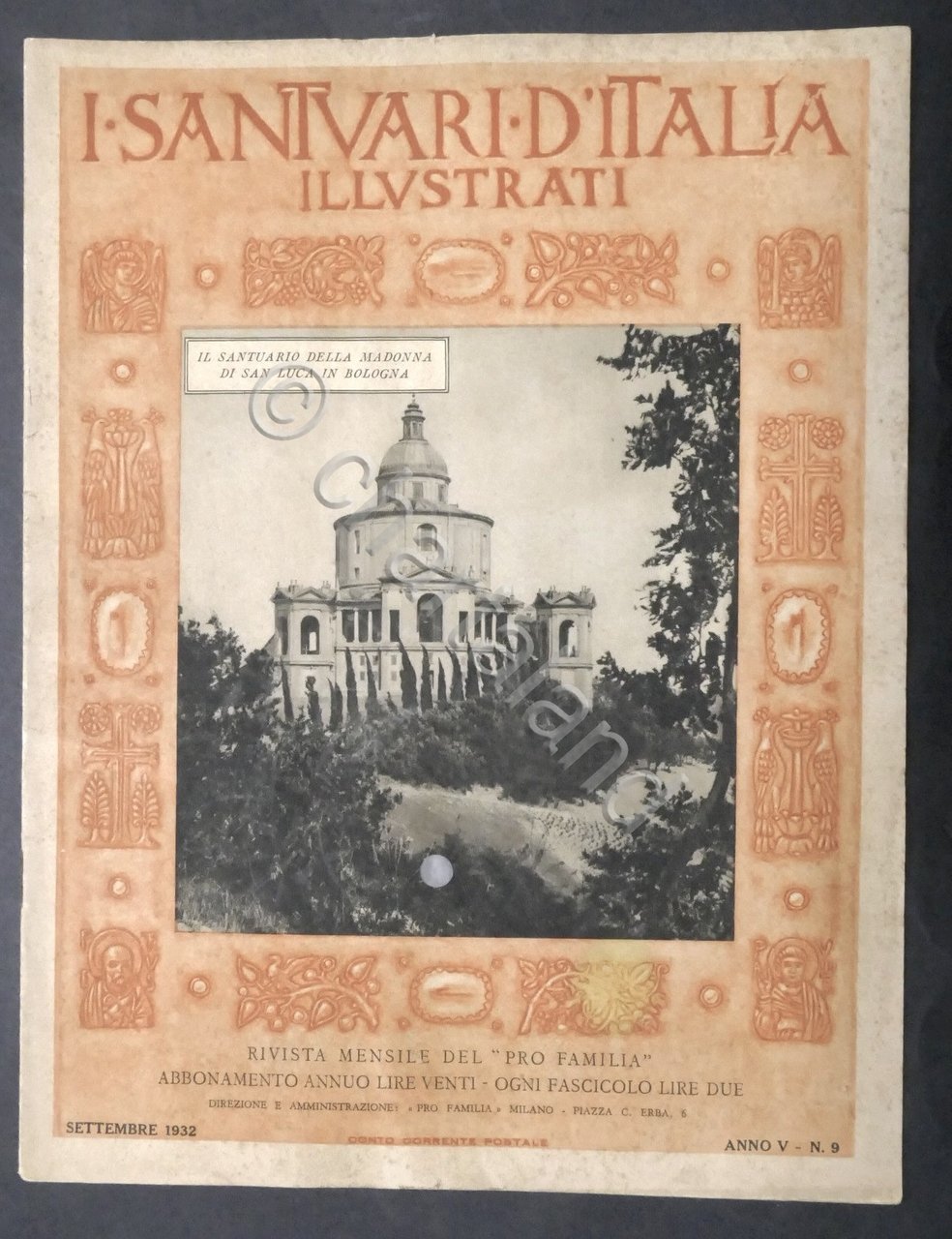 Rivista I Santuari d'Italia - Anno V N. 9 - …