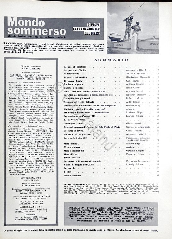 Rivista Internazionale del Mare - Mondo sommerso N. 1 - … | Immagine Gallery 2