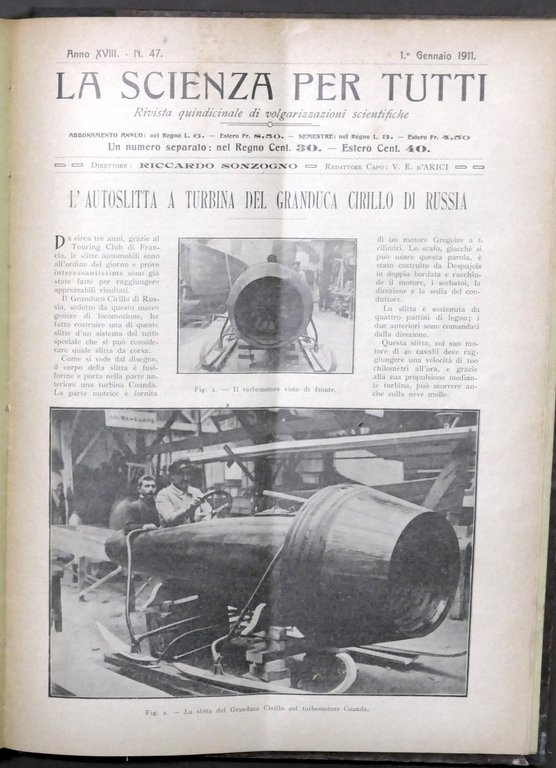 Rivista La Scienza per Tutti - Anno XVII completo - … | Immagine Gallery 12