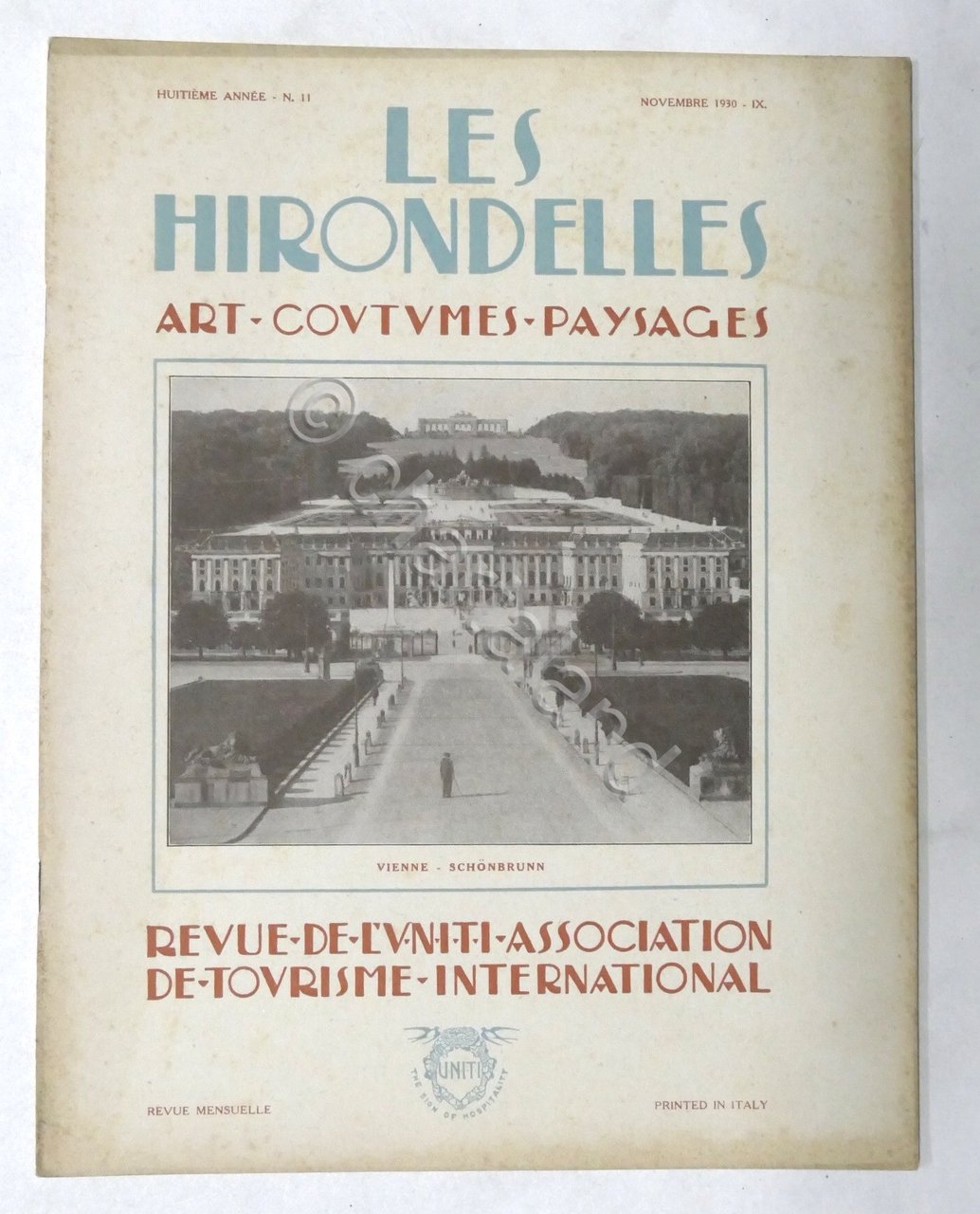 Rivista Les Hirondelles N. 11 - 1930 UNITI Association de …