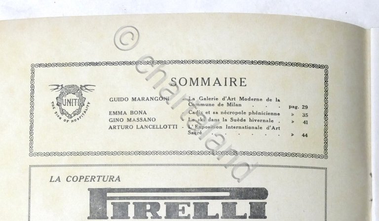 Rivista Les Hirondelles N. 2 - 1931 UNITI Association de …