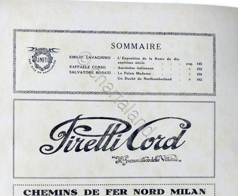 Rivista Les Hirondelles N. 7 - 1930 UNITI Association de …