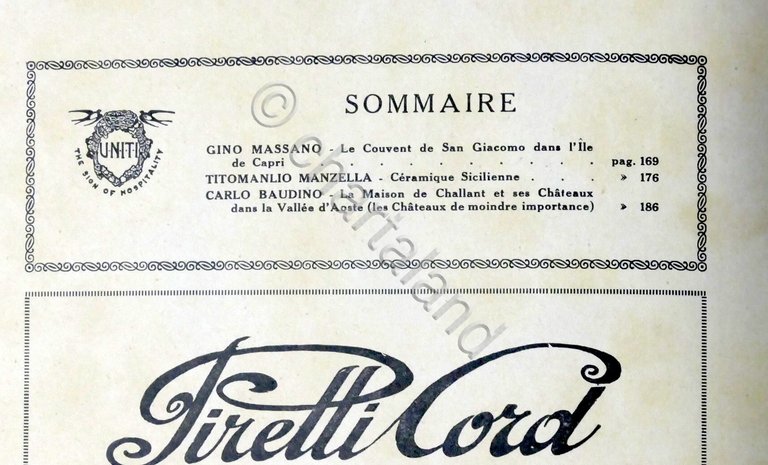 Rivista Les Hirondelles N. 8 - 1929 UNITI Association de …