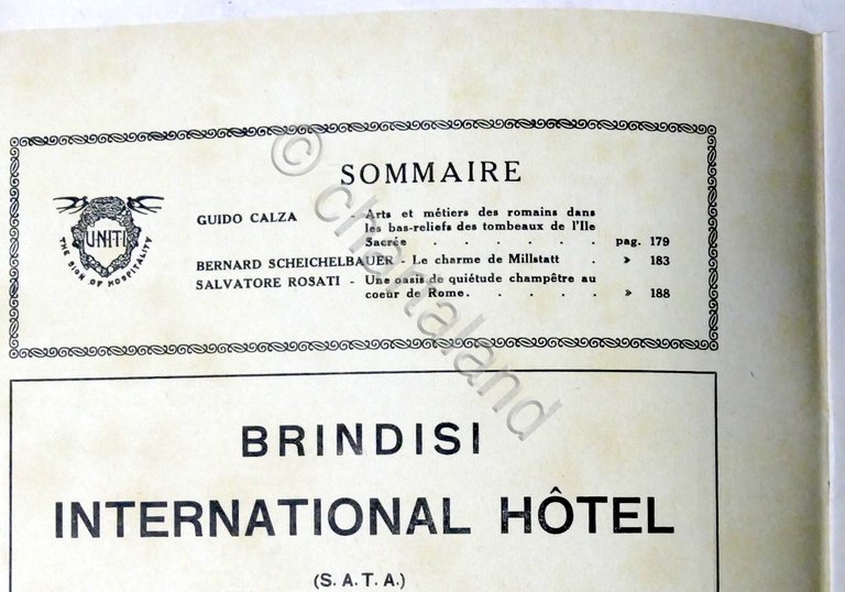 Rivista Les Hirondelles N. 9 - 1931 UNITI Association de …