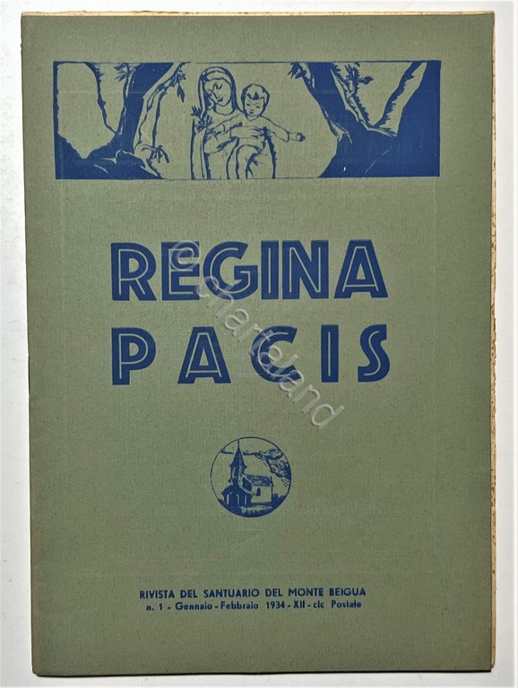 Rivista Mariana, Santuario del M. Beigua (Sassello) - Regina Pacis …