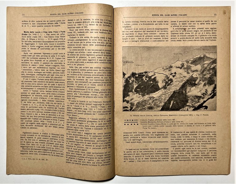 Rivista Mensile - Club Alpino Italiano N. 1 - 1923