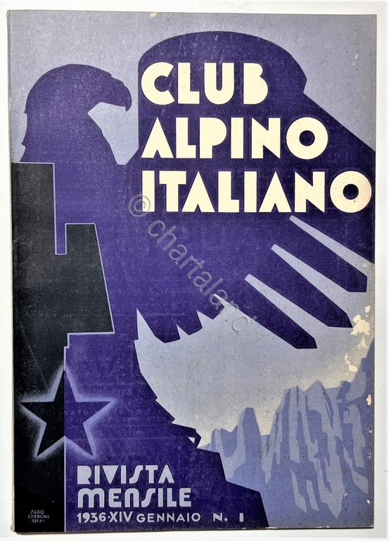 Rivista Mensile - Club Alpino Italiano N. 1 - 1936