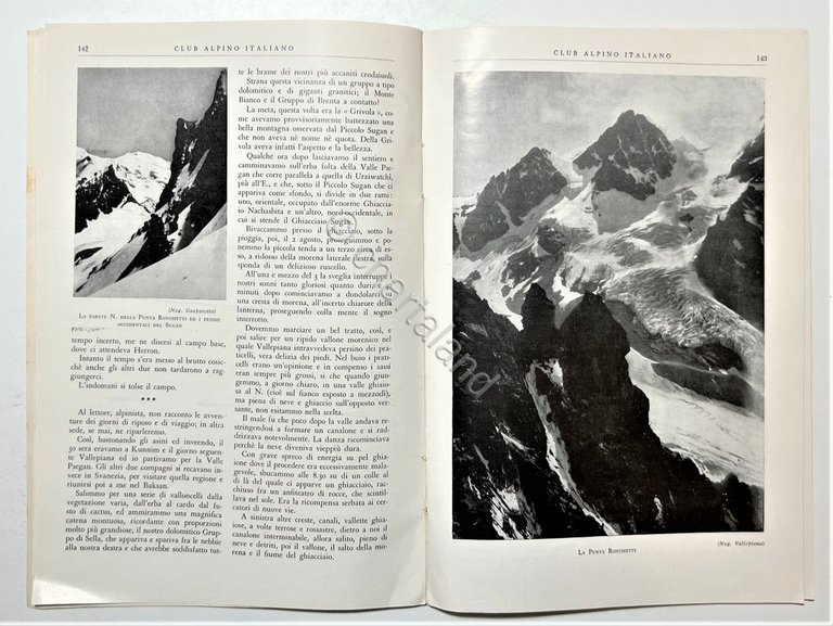 Rivista Mensile - Club Alpino Italiano N. 3 - 1930