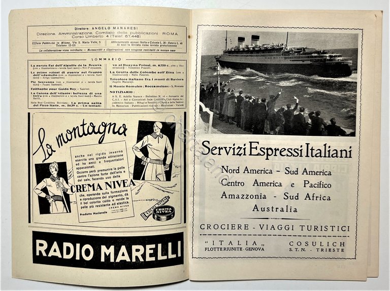 Rivista Mensile - Club Alpino Italiano N. 3 - 1936