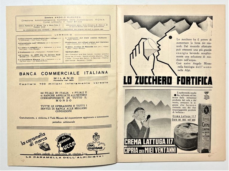 Rivista Mensile - Club Alpino Italiano N. 4 - 1936