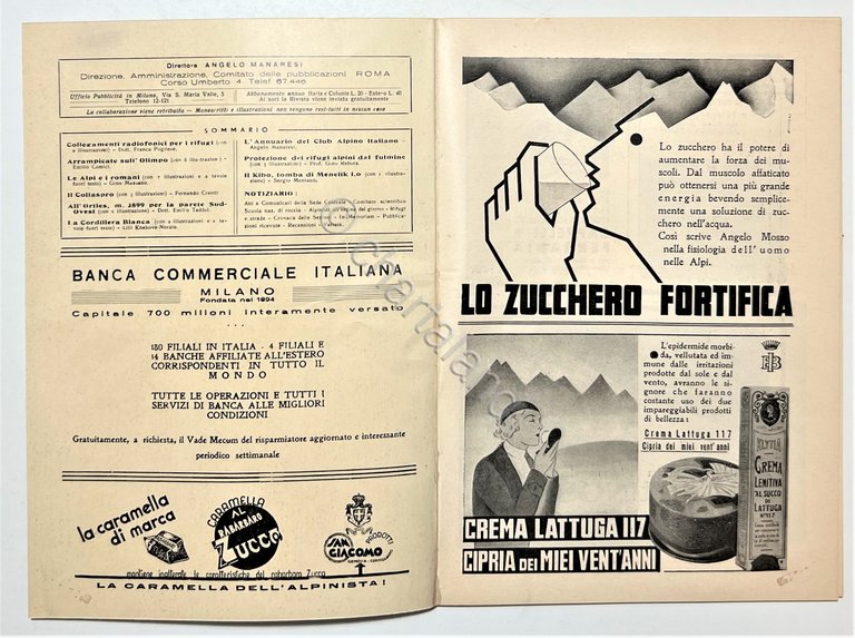 Rivista Mensile - Club Alpino Italiano N. 4 - 1936