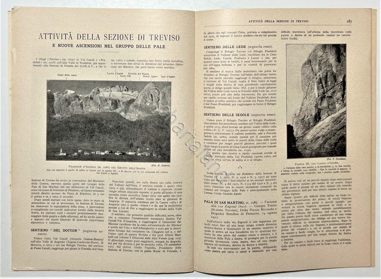 Rivista Mensile - Club Alpino Italiano N. 5/6 - 1928