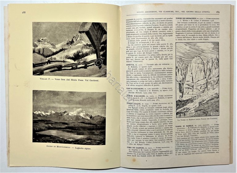 Rivista Mensile - Club Alpino Italiano N. 5/6 - 1929