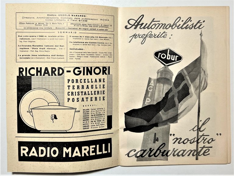 Rivista Mensile - Club Alpino Italiano N. 9 - 1936