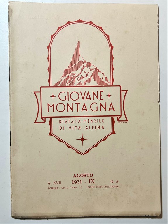 Rivista Mensile di Vita Alpina - Giovane Montagna - Anno … | Immagine Gallery 1