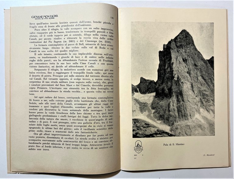 Rivista Mensile di Vita Alpina - Giovane Montagna - Anno …