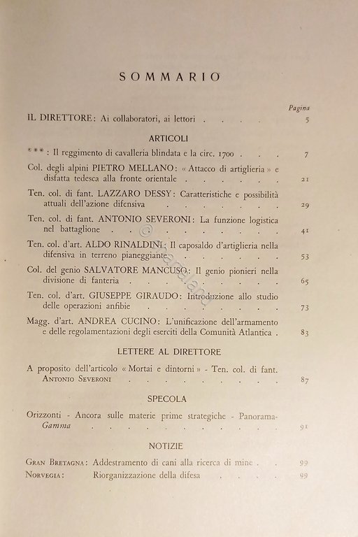 Rivista Militare - Anno VII - N. 1 Gennaio 1951