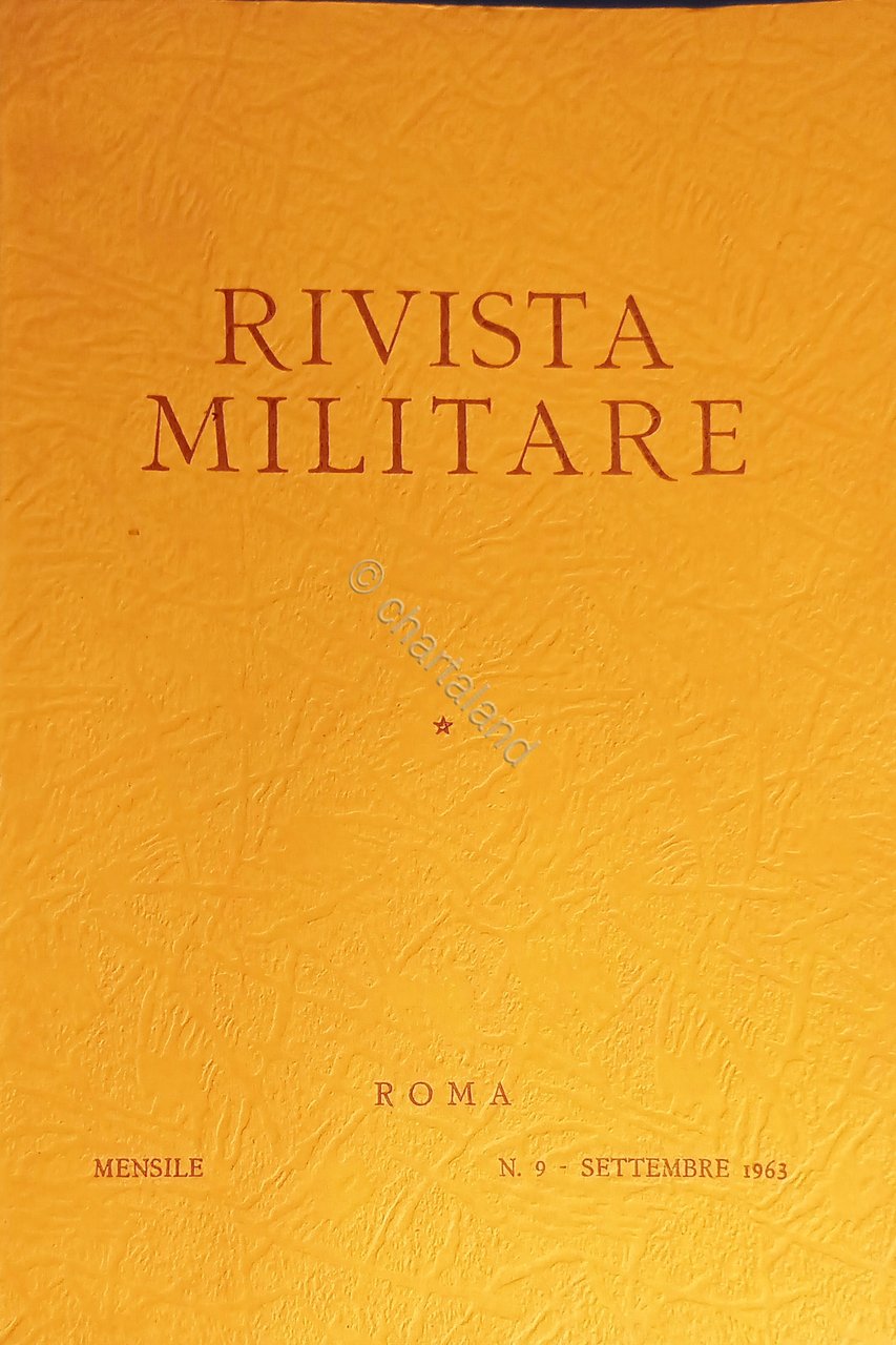 Rivista Militare - Anno XIX - N. 9 - Settembre …